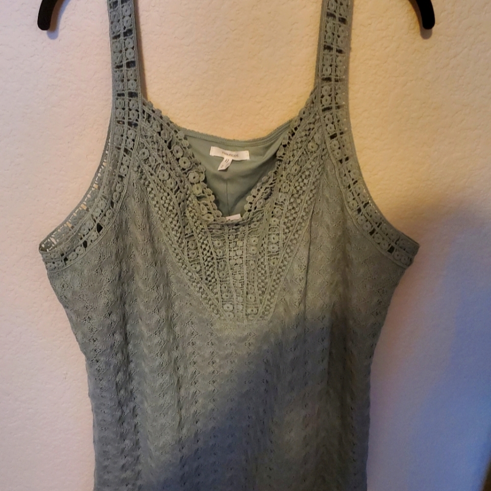 Sage green knitted tank top. Maurices plus size 2 (2XL)